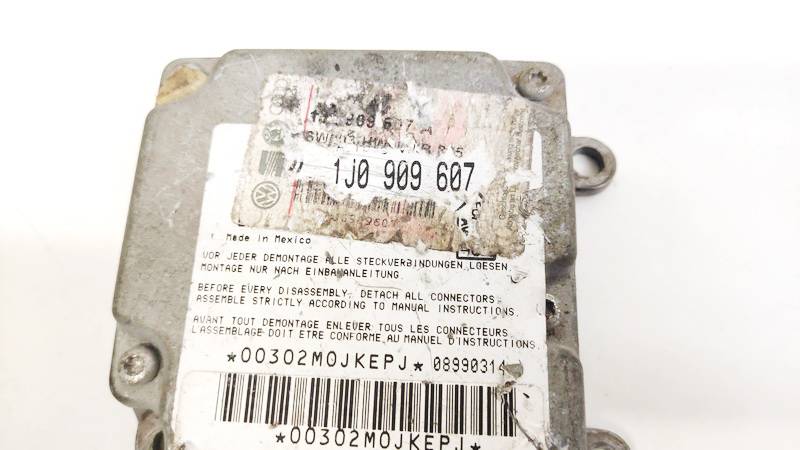 1J0909607 Volkswagen Passat 1999 Airbag crash sensors module - Thumbnail 3