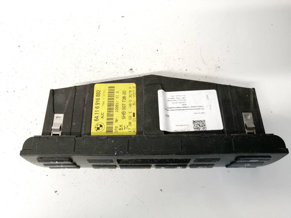 64116916882 BMW 3-Series 2000 Climate Control Panel (heater control switches) - Thumbnail 2