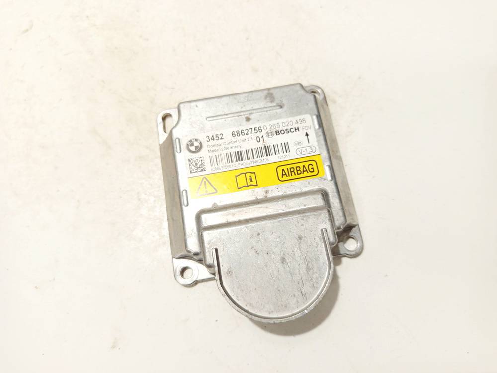 0265020498 BMW 1-Series 2011 SRS AIRBAG KOMPIUTERIS - ORO PAGALVIU VALDYMO BLOKAS