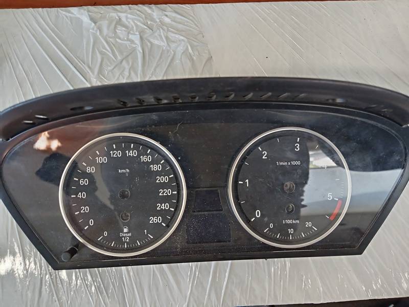 62109194889 BMW 5-Series 2005 Speedometers - Cockpit - Speedo Clocks Instrument