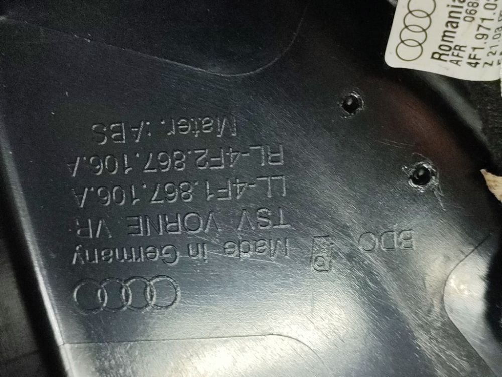 4F1867106A Audi A6 2006 Duru apmusimas (apdaila-absifkes)  P.D. - Thumbnail 4