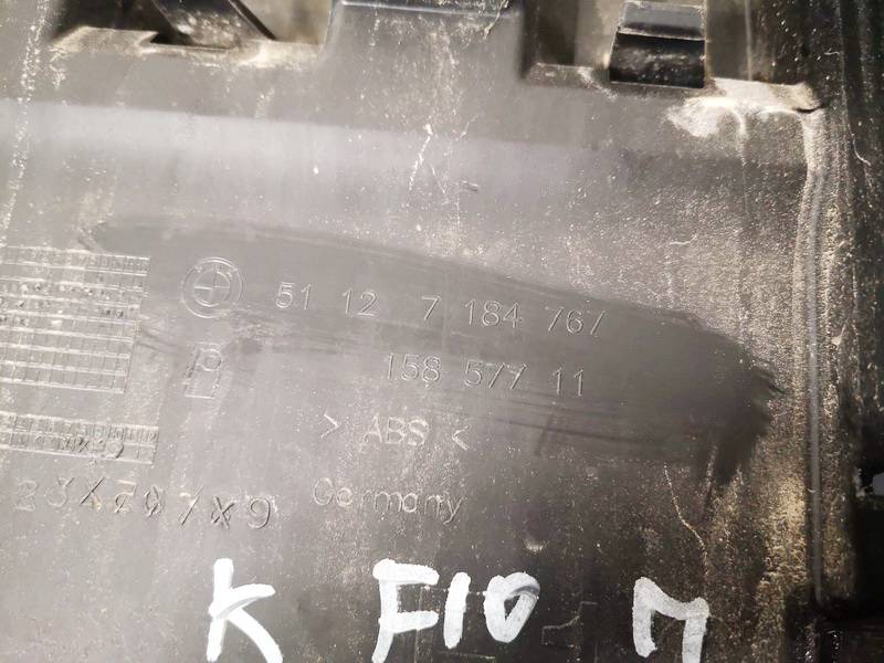 51127184767 BMW 5-Series 2010 gauche Pare-Chocs Manique - Thumbnail 2