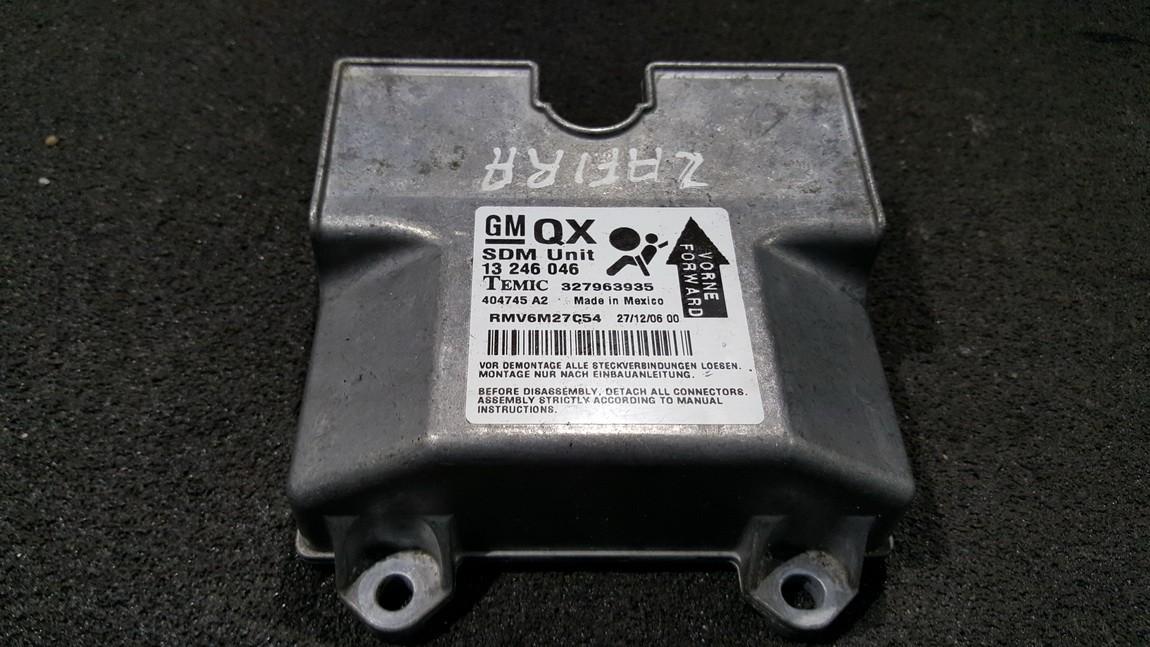 13246046 Opel Zafira 2007 Airbag crash sensors module