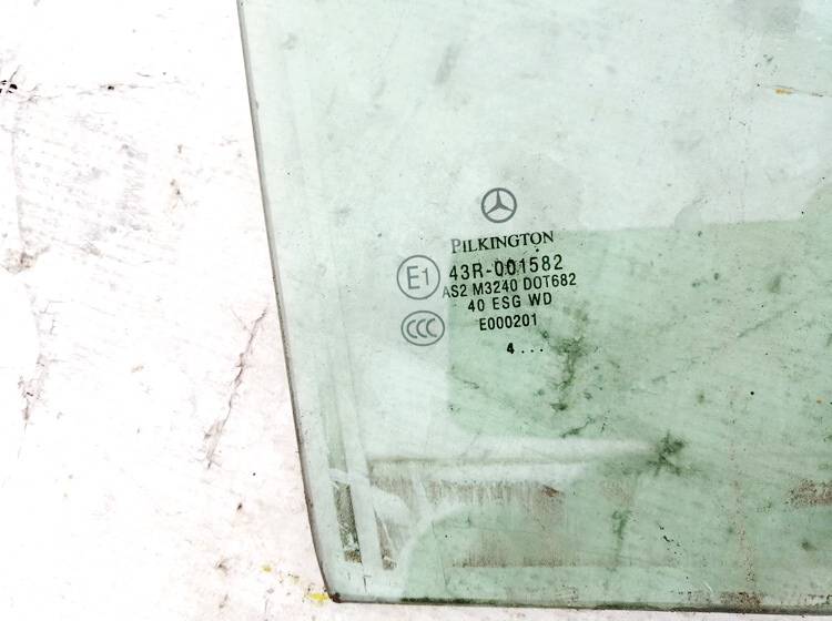 43R001582 Mercedes-Benz 2006 Door-Drop Glass - FRONT RIGHT - Thumbnail 3