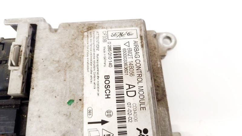 6M2T14B056AD Ford S-Max 2008 SRS gaisa spilvena dators – gaisa spilvenu vadības bloks - Thumbnail 2