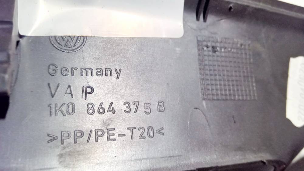 1K0864375B Volkswagen Golf 2005 Wykończenie wnętrza (plastikowe elementy) - Thumbnail 3