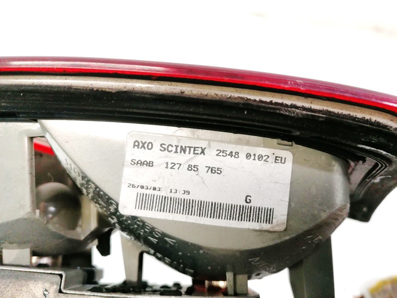 12785765 SAAB 9-3 2003 Tail light inner - REAR LEFT - Thumbnail 3