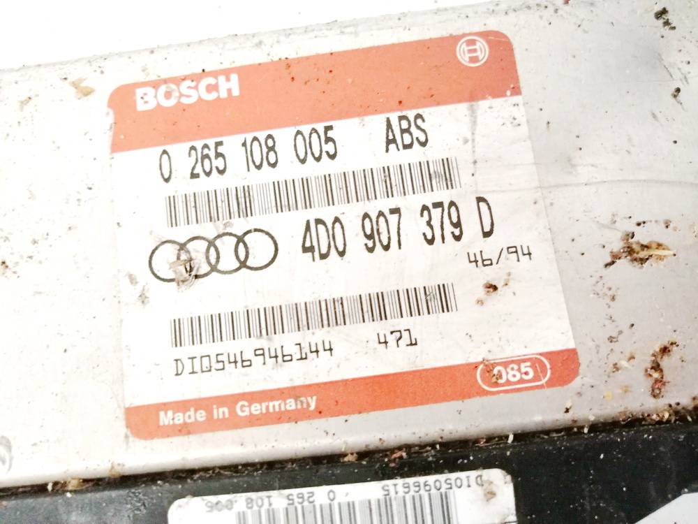 0265108005 Audi A4 1995 ABS ohjainlaite - Thumbnail 3