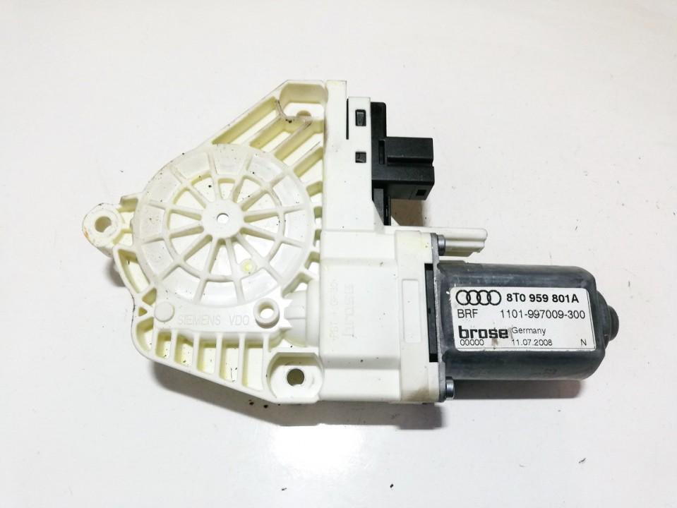 8T0959801A Audi A5 2008 MOTOR ELEVALUNAS, Asa reguladora de la puerta - DELANTERO IZQUIERDO