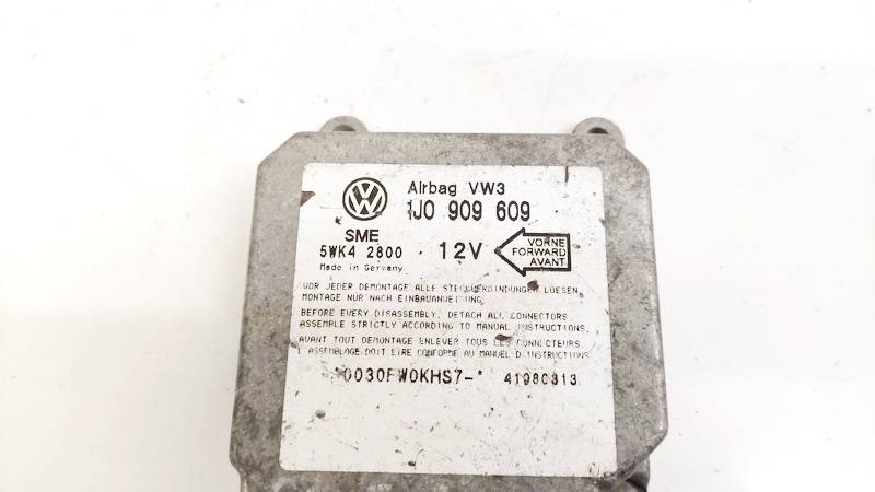 1J0909609 Volkswagen Golf 1998 srs-turvatyynyn tietokone – turvatyynyn ohjausyksikkö - Thumbnail 3
