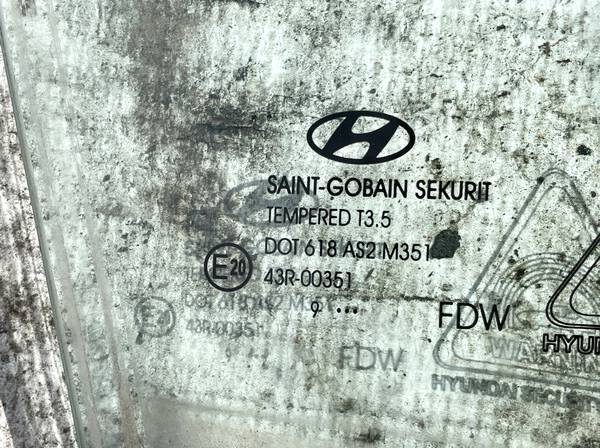AS2 Hyundai i30 2010 Seitenscheibe Fenster Seiten Scheibe Vorne Rechts - Thumbnail 2