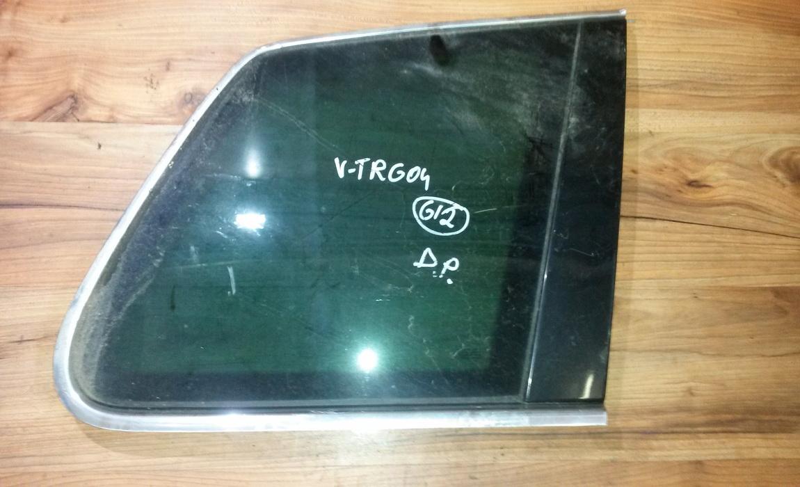 43R001090 Volkswagen Touareg 2004 Corner quarter window glass - REAR RIGHT