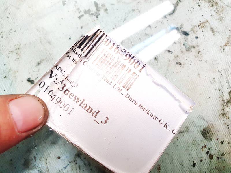 DOT24AS2M25 Skoda Octavia 2002 Quarter glass - REAR LEFT - Thumbnail 2