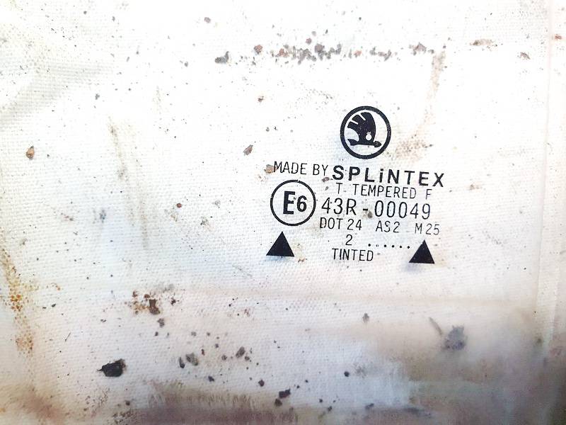 DOT24AS2M25 Skoda Octavia 2002 Quarter glass - REAR LEFT - Thumbnail 3