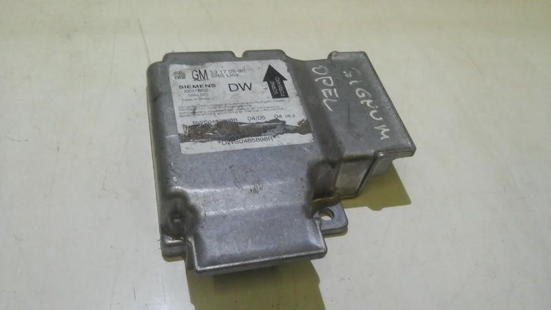 13170590 Opel Vectra 2004 Airbag crash sensors module