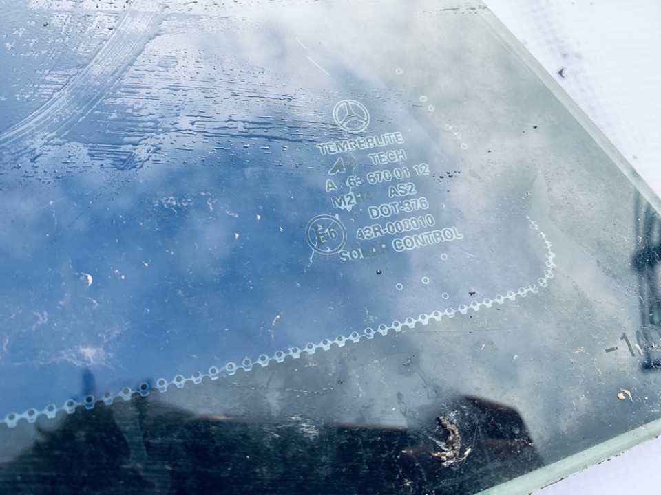 Mercedes-Benz ML-CLASS 1998 Szyba okna ćwierćowego narożnego - TYLNE LEWE - Thumbnail 2