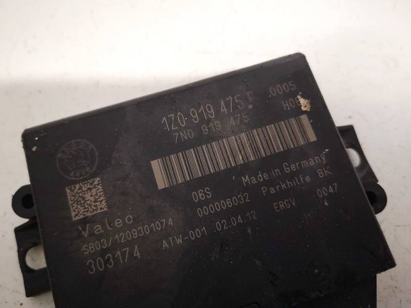 1Z0919475 Skoda Octavia 2012 Control Unit Parking (Parking Assist Module) - Thumbnail 2