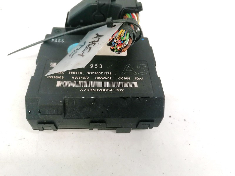 13120953 Opel Vectra 2003 Confort Contrôle Module - Thumbnail 3