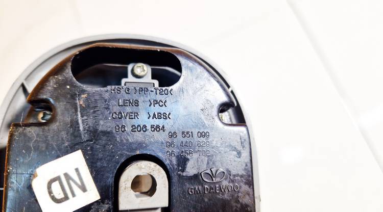 96206564 Chevrolet Lacetti 2008 Luz del asiento - DELANTERO - Thumbnail 3