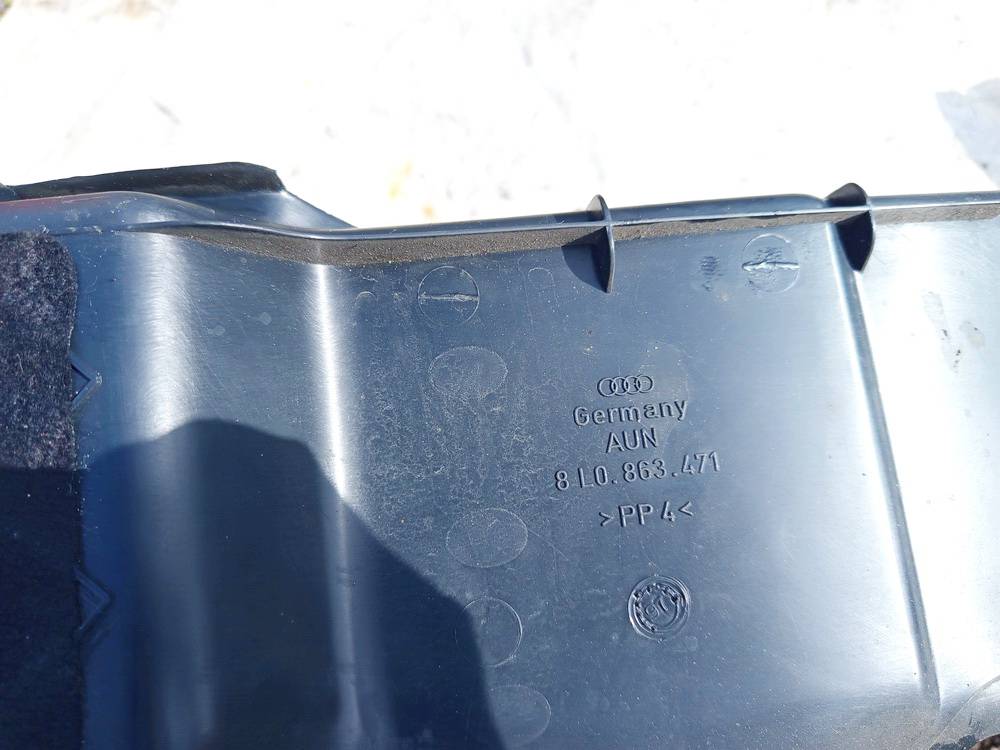 8L0863471 Audi A3 1997 Metal Boot Lip Cover - Thumbnail 3