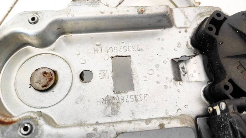 93362662RH Opel Meriva 2005 Door winder mechanism (Window Regulator) - FRONT LEFT - Thumbnail 3