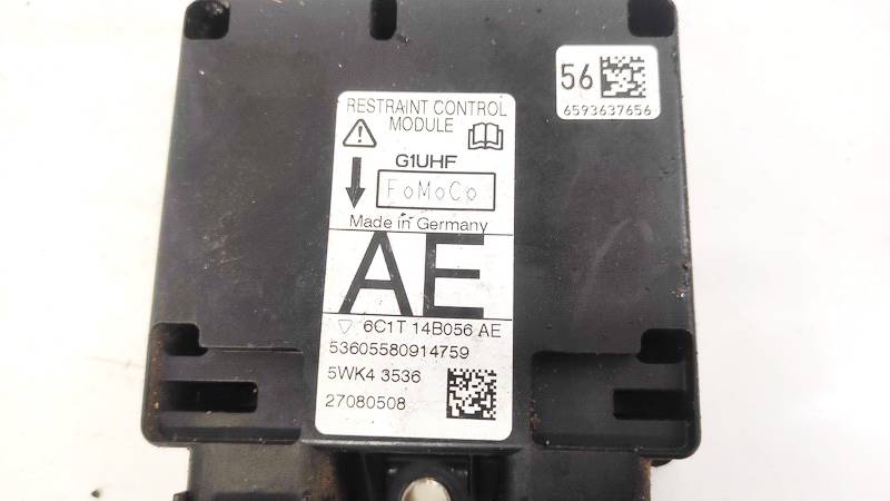 6C1T14B056AE Ford Transit 2008 Steuergerät ECU Modul Airbag steuergerät - Thumbnail 3