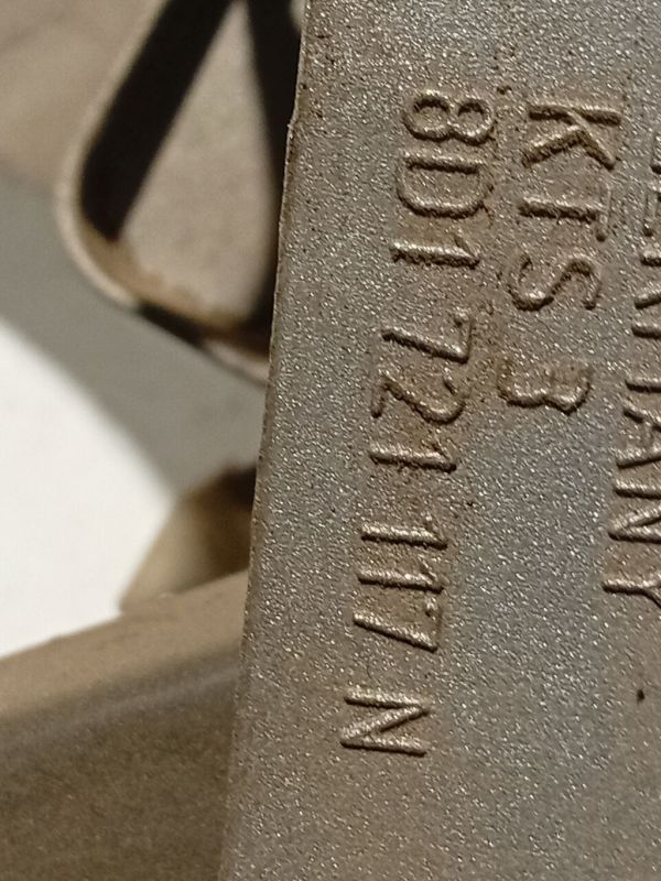 8D1721117N Audi A6 2003 Pedal work, Brake pedal, Pedal bracket, Clutch pedal - Thumbnail 4