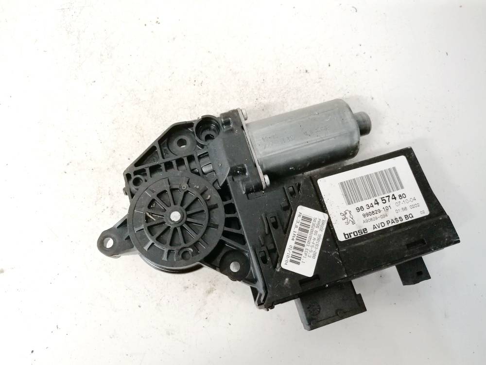 9634457480 Peugeot 307 2004 Window Motor - FRONT RIGHT