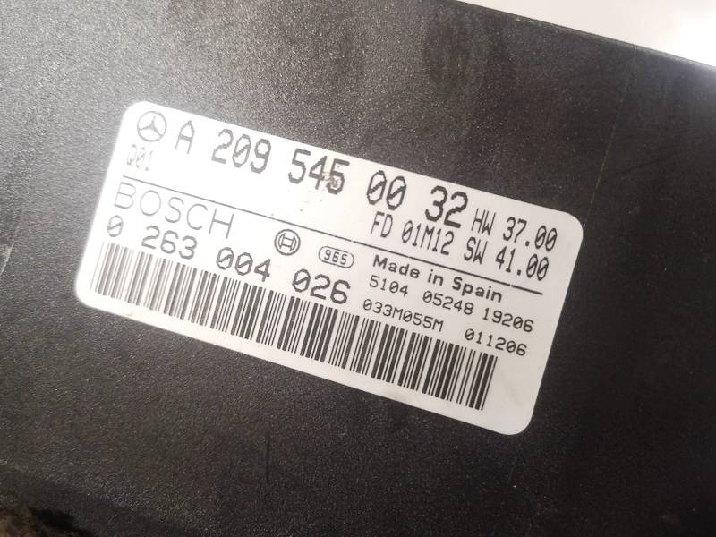 A2095450032 Mercedes-Benz C-CLASS 2002 Control Unit Parking (Parking Assist Module) - Thumbnail 3