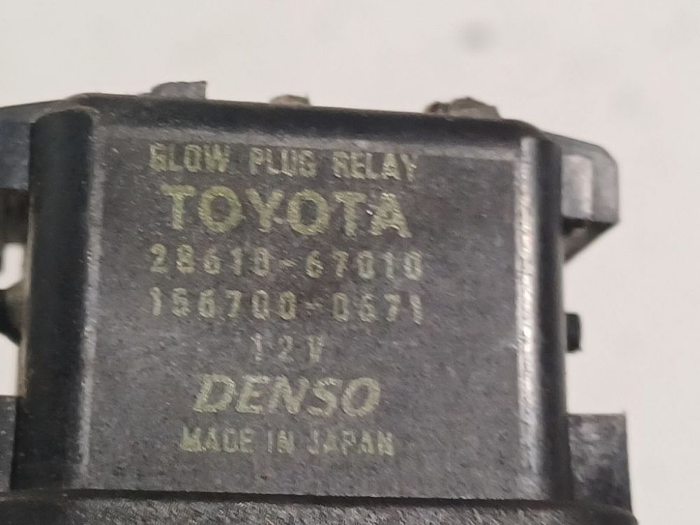 2861067010 Toyota Avensis 2006 Glow plug relay - Thumbnail 4