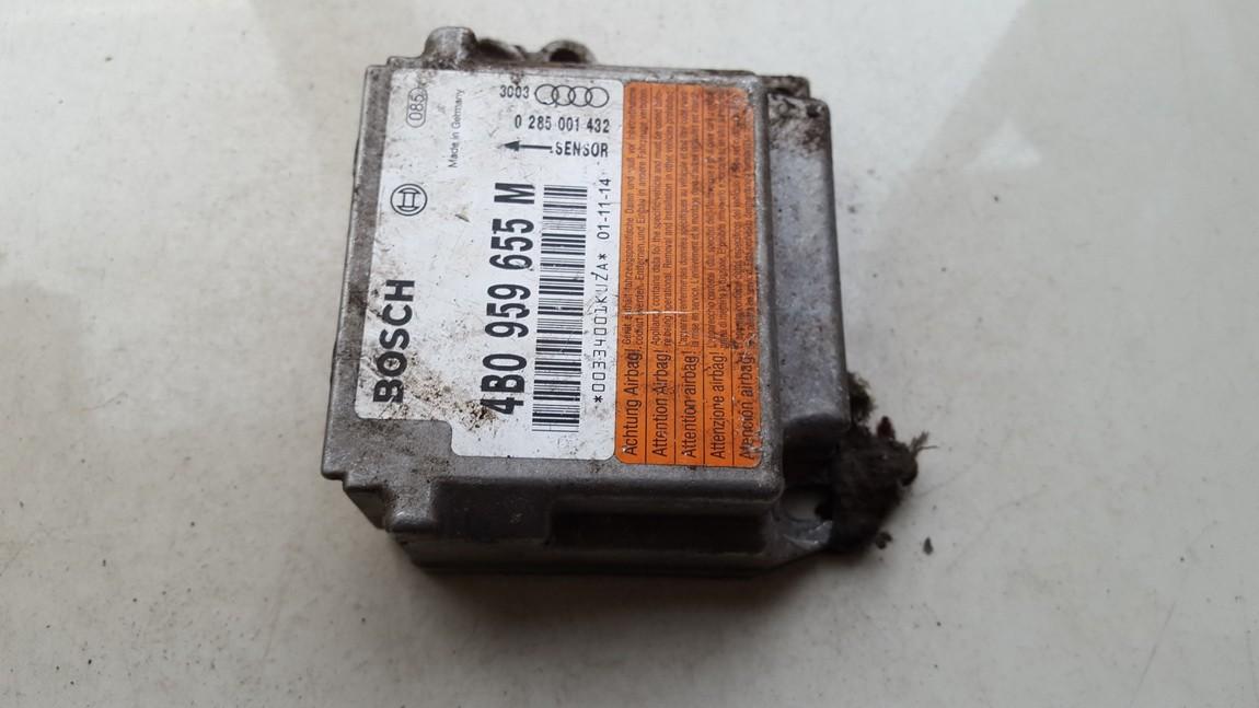 4B0959655M Audi A6 2001 Airbag crash sensors module