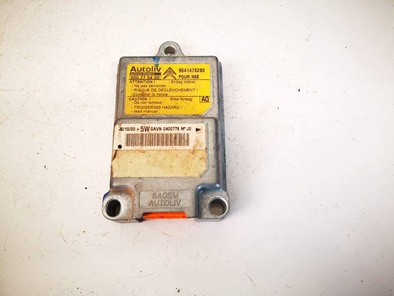 9641478280 Citroen Xsara Picasso 2000 Airbag crash sensors module