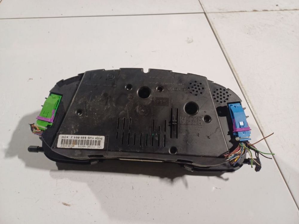 110080146019 Skoda Octavia 2003 Speedometers - Cockpit - Speedo Clocks Instrument - Thumbnail 3