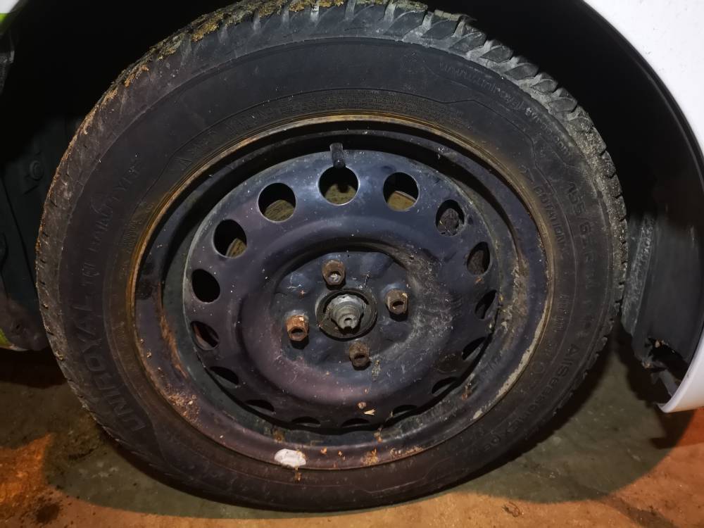 4X100 Toyota Aygo 2012 Komplet stalowych felg R14 - Thumbnail 3