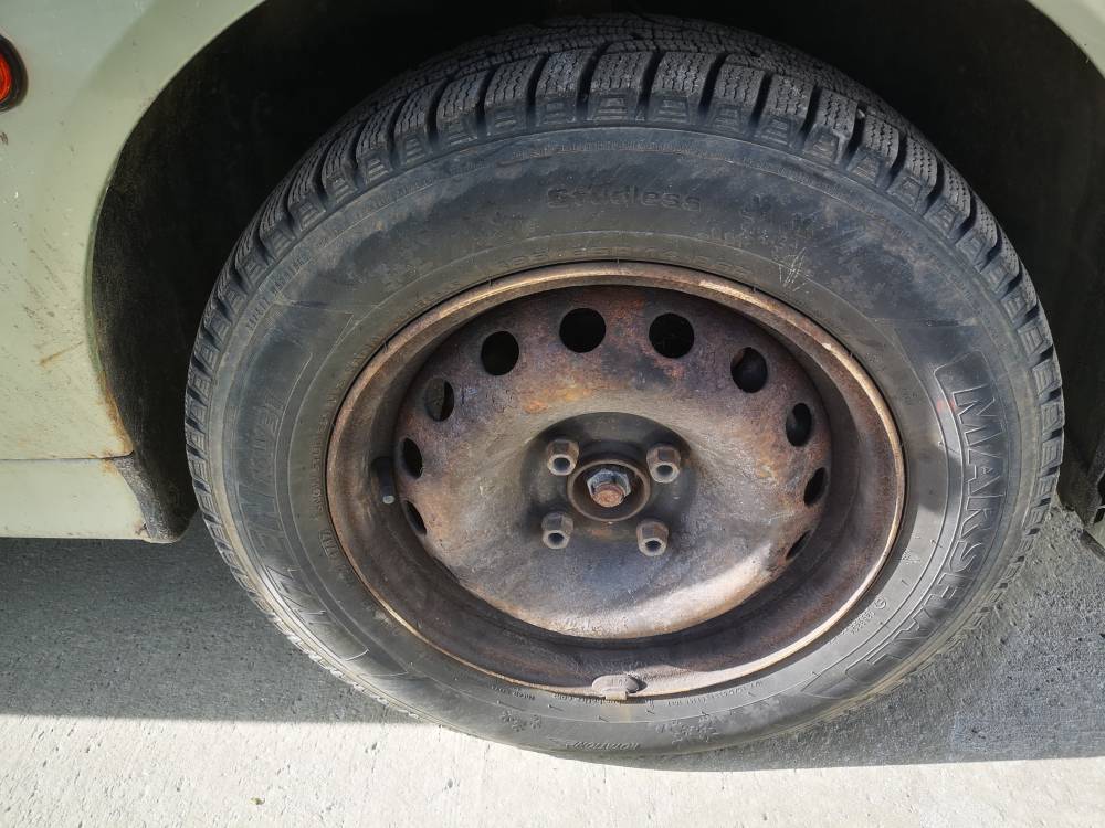 4X100 Renault Megane 2000 Komplet stalowych felg R14 - Thumbnail 4