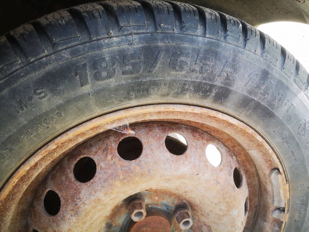 4X100 Renault Megane 2000 Komplet stalowych felg R14 - Thumbnail 5