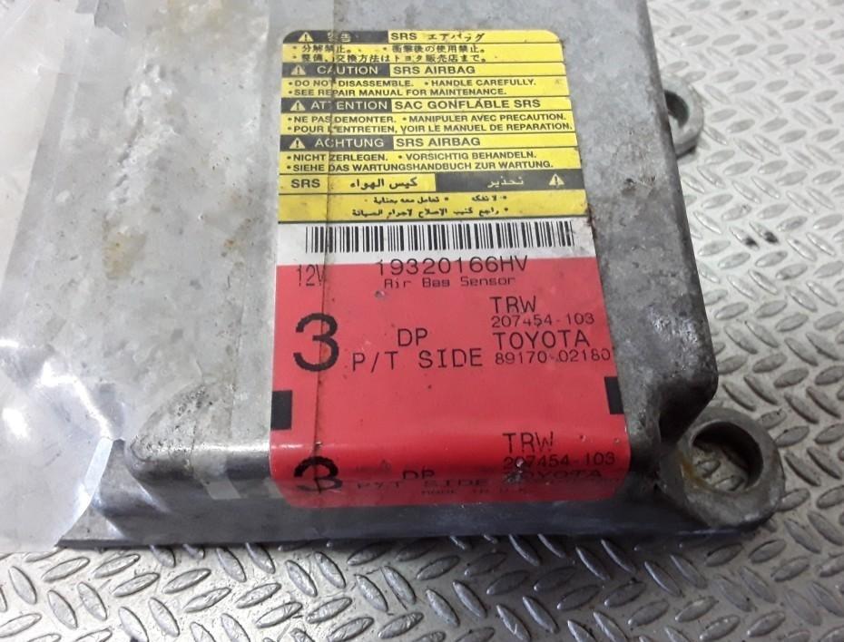 8917002180 207454103 Airbag crash sensors module Toyota Corolla 2002 2