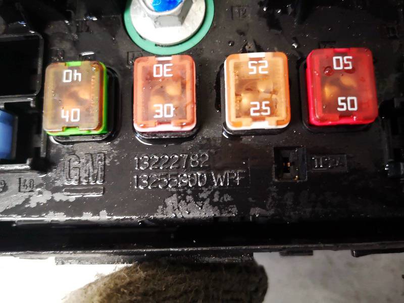 13222782 Opel Insignia 2016 Drošinātāju kārba - Thumbnail 3