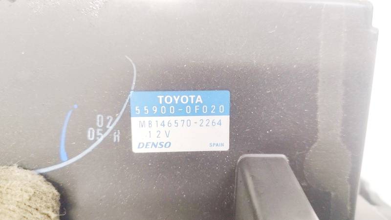 559000F020 Toyota Corolla Verso 2006 Climate Control Panel (heater control switches) - Thumbnail 3