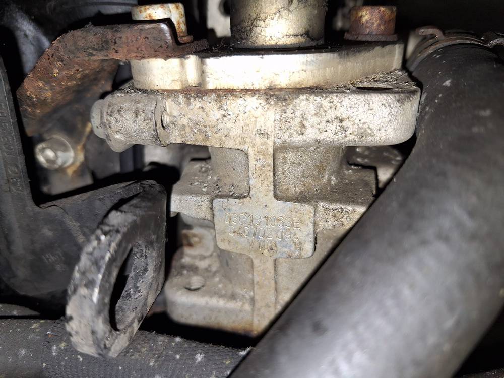 03G131063E Skoda Octavia 2008 Chłodnica EGR (chłodnica spalin EGR)