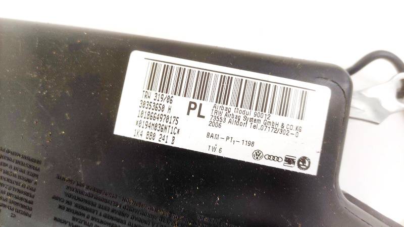 1K4880241B Skoda Octavia 2006 Seat AIRBAG - Thumbnail 2
