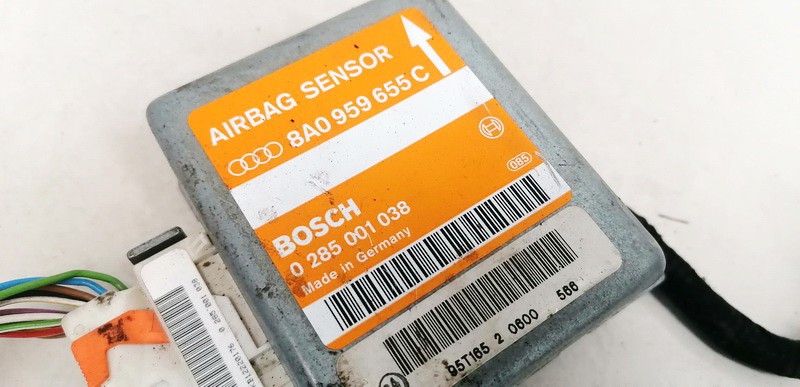 8A0959655C Audi A4 1995 Airbag crash sensors module - Thumbnail 3
