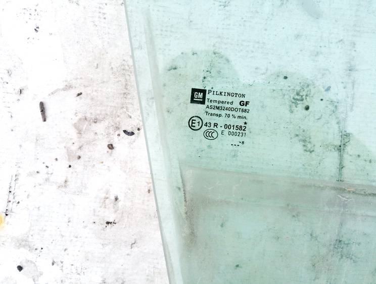 43R001582 Other Other 2001 Door-Drop Glass - REAR RIGHT - Thumbnail 2