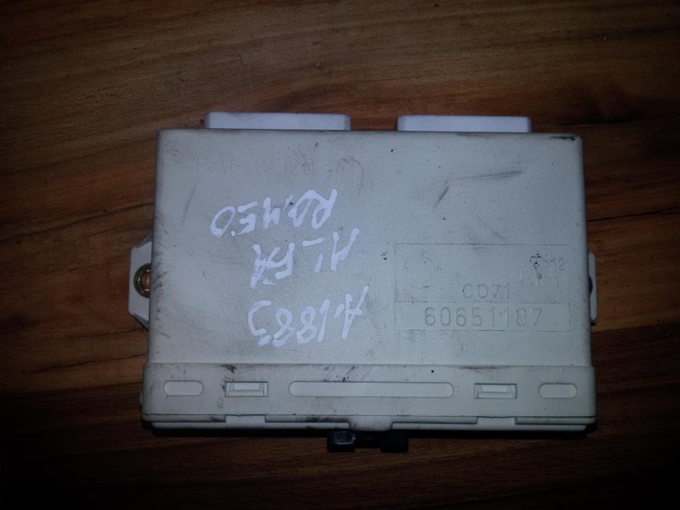 60651187 Alfa-Romeo 156 1998 General Module Comfort Relay (Unit)
