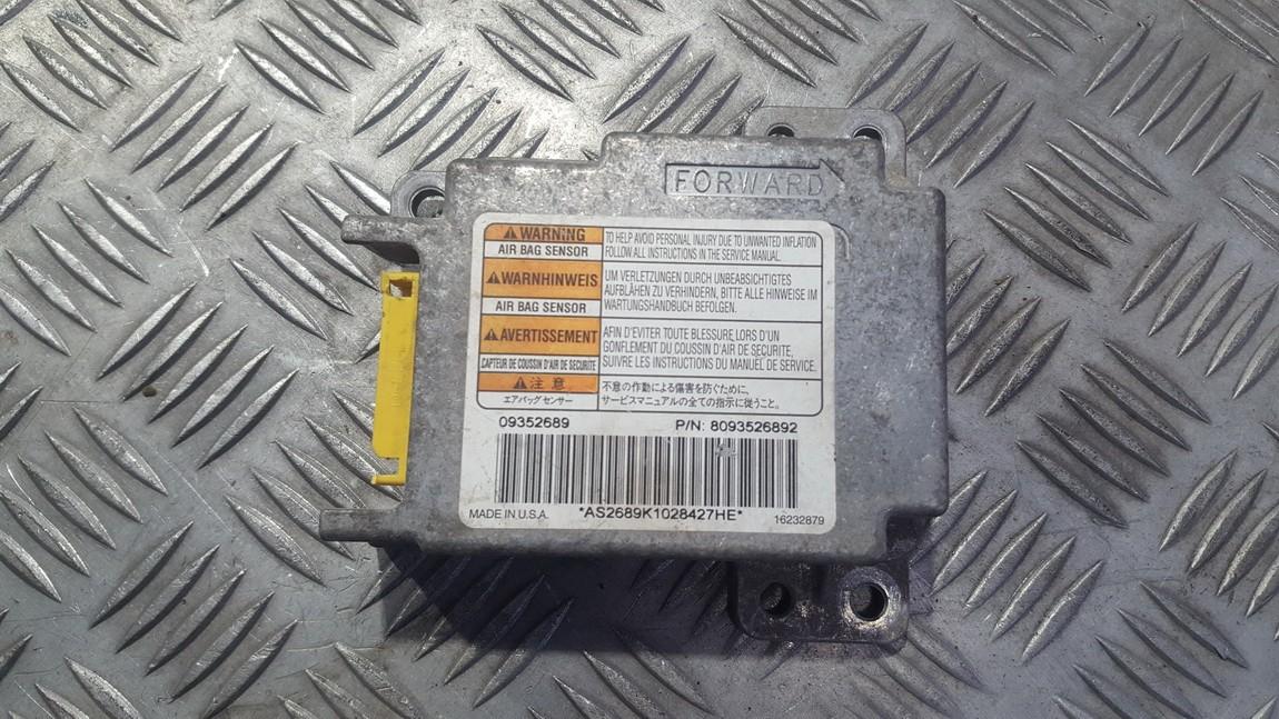 09352689 Opel Frontera 2002 Airbag crash sensors module