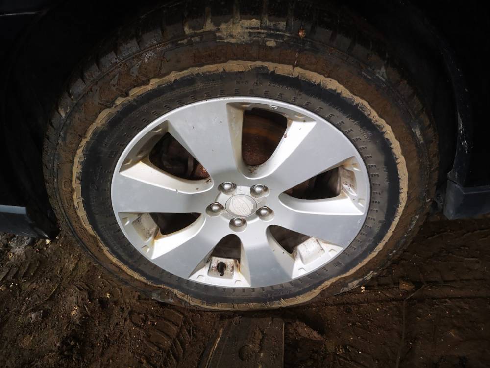 5X100 Subaru Outback 2011 Komplet Kół Zimowych R17 - Thumbnail 4