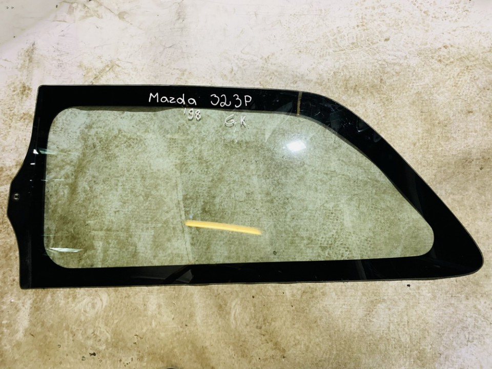used-used-rear-left-side-corner-quarter-window-glass-mazda-323-1998