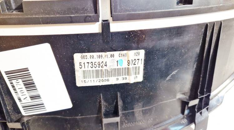 51735924 Fiat Croma 2007 Spidometrs – instrumentu panelis - Thumbnail 3