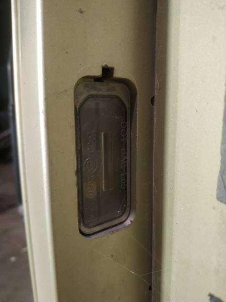 Ford S-Max 2007 Number plate light - REAR