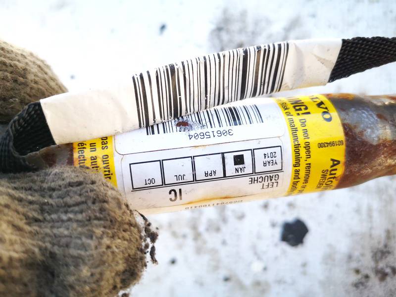 30615604 Volvo V50 2004 Roof SRS - FRONT LEFT - Thumbnail 3